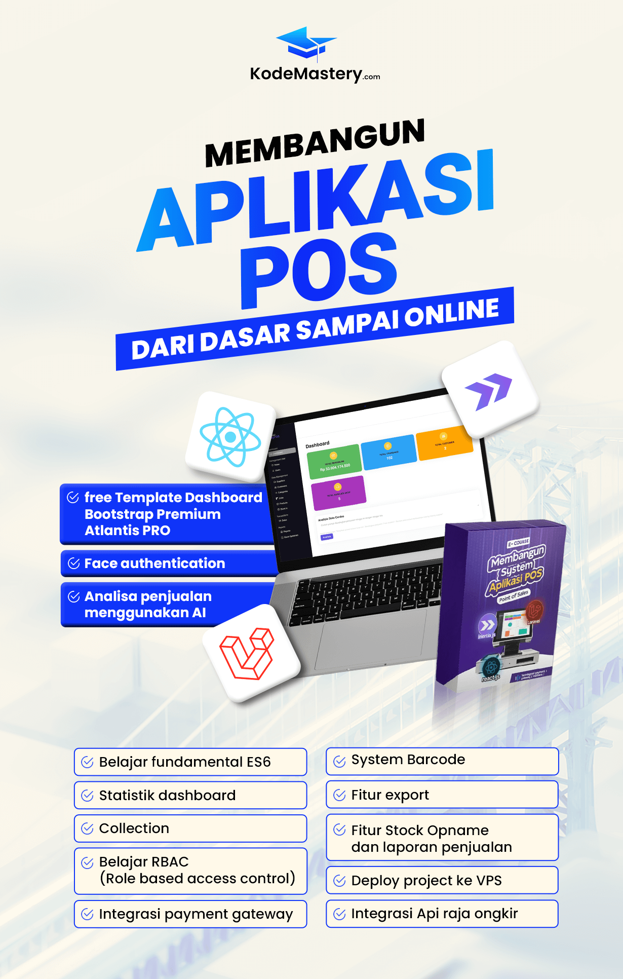 Membangun Sistem POS dengan Laravel, Inertia.js, React, dan Integrasi Payment Gateway thumbnail